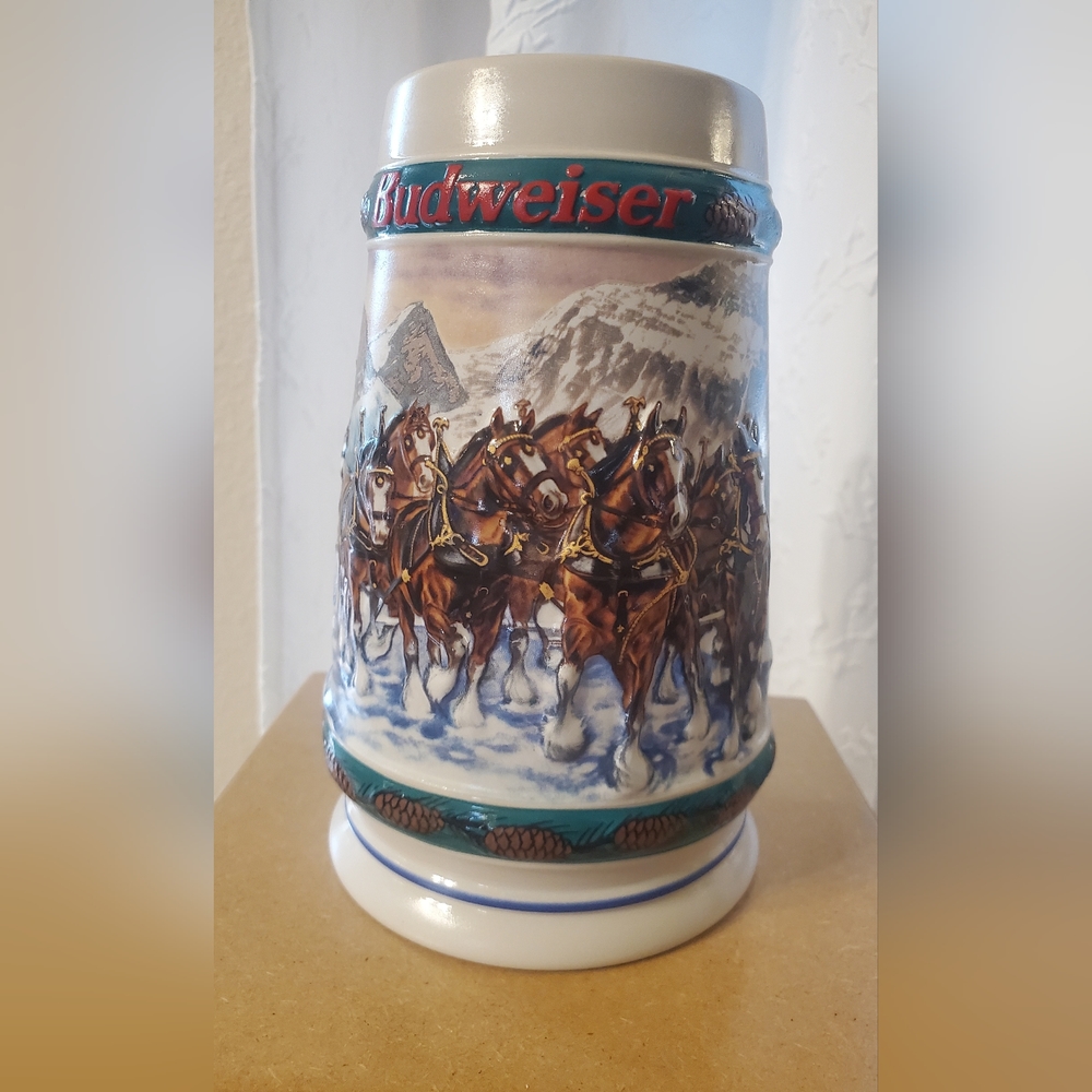 Vintage 1993 Budweiser Collectible Stein